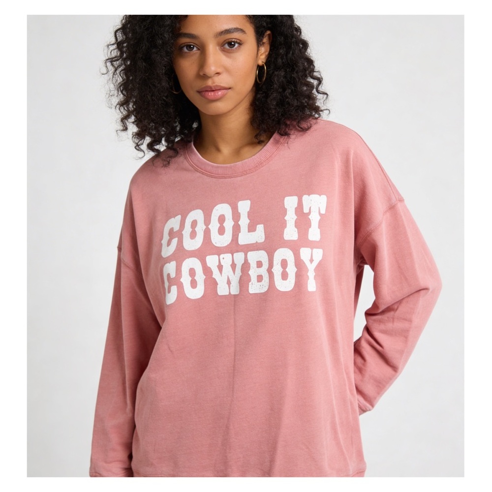 Shyanne western “Cool It Cowboy” pullover